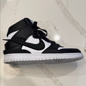 Nike Black and White High-Top Sneakers